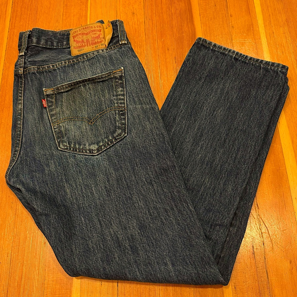 Levi’s 501 Men’s Indigo Button Fly Jeans 32x30